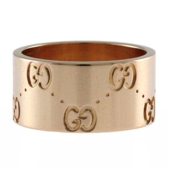 Gucci Icon Wide Ring No 9.5 18k K18 Pink Gold - Picture 3 of 7